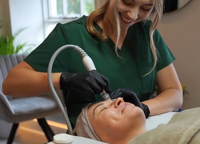 Professional facial treatment at MC BeautyHouse, Kilcullen, County Kildare, IE for glowing skin and relaxation.