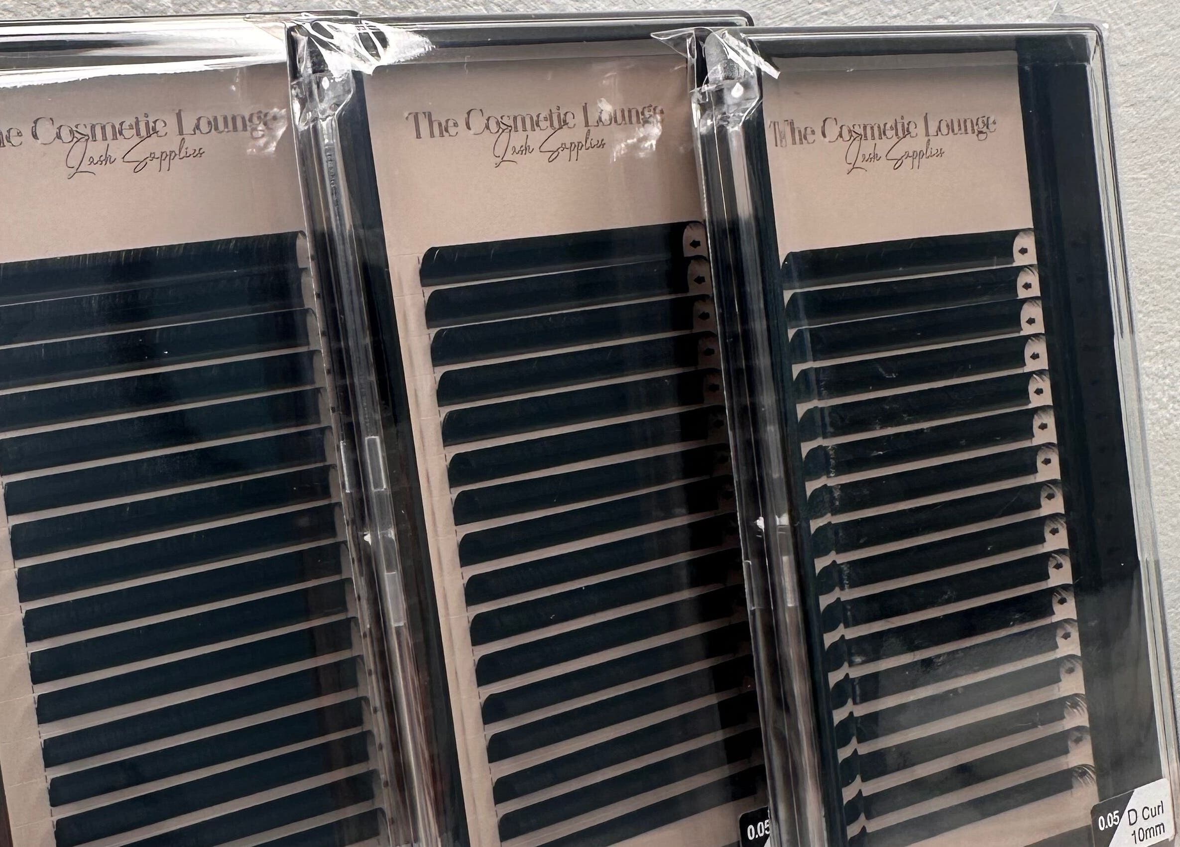 Lash extensions at TheCosmeticLounge in Whalley, England, GB, showcasing quality beauty products.