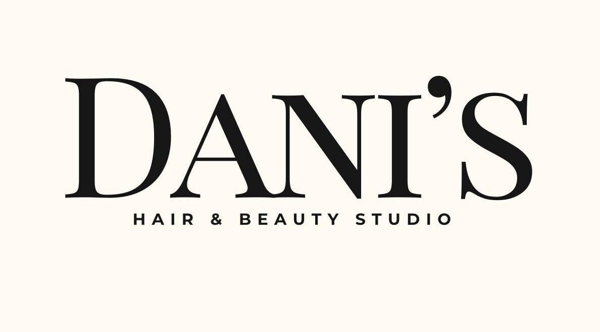 Logo of Dani’s Hair & Beauty Studio in Cefn-coed-y-cymmer, Wales, GB with elegant black typography.