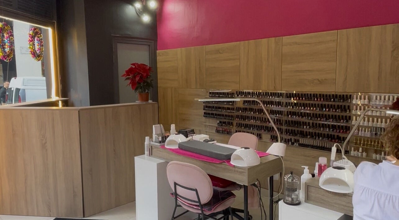 Elegant nail salon at Nails by Kizzy, Tas-sliema, MT with cozy seating and polished decor.