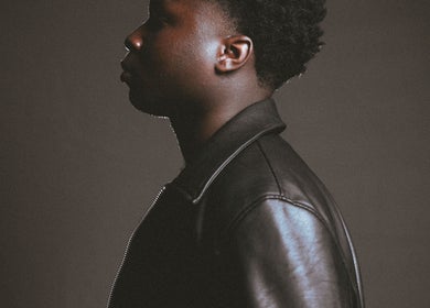 Profile of a man with a stylish haircut at Kyu the barber in Charlottetown, Prince Edward Island, CA.