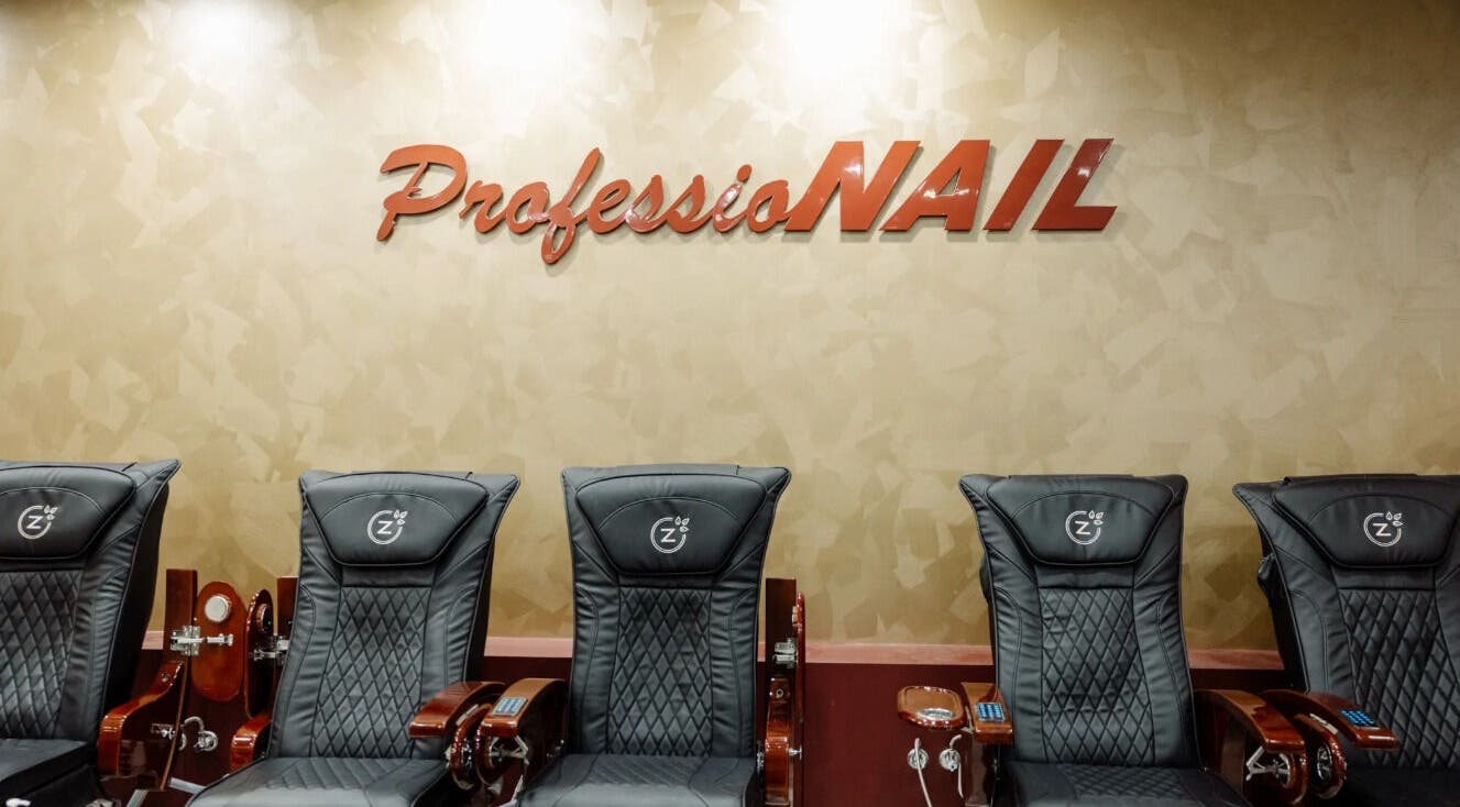 Professionail Adelaide pedicure lounge in Adelaide, South Australia, AU, featuring plush massage chairs.