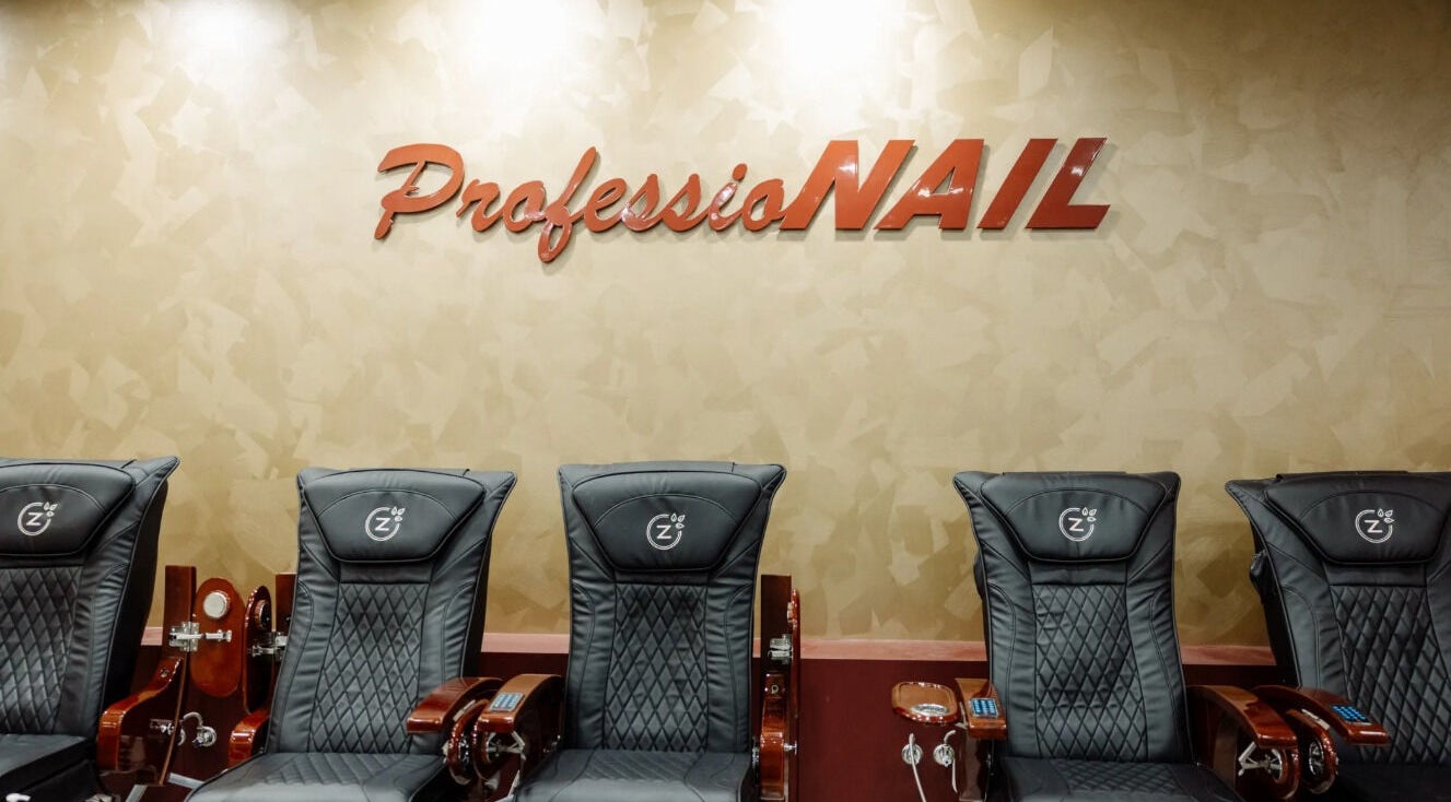Professionail Adelaide pedicure lounge in Adelaide, South Australia, AU, featuring plush massage chairs.