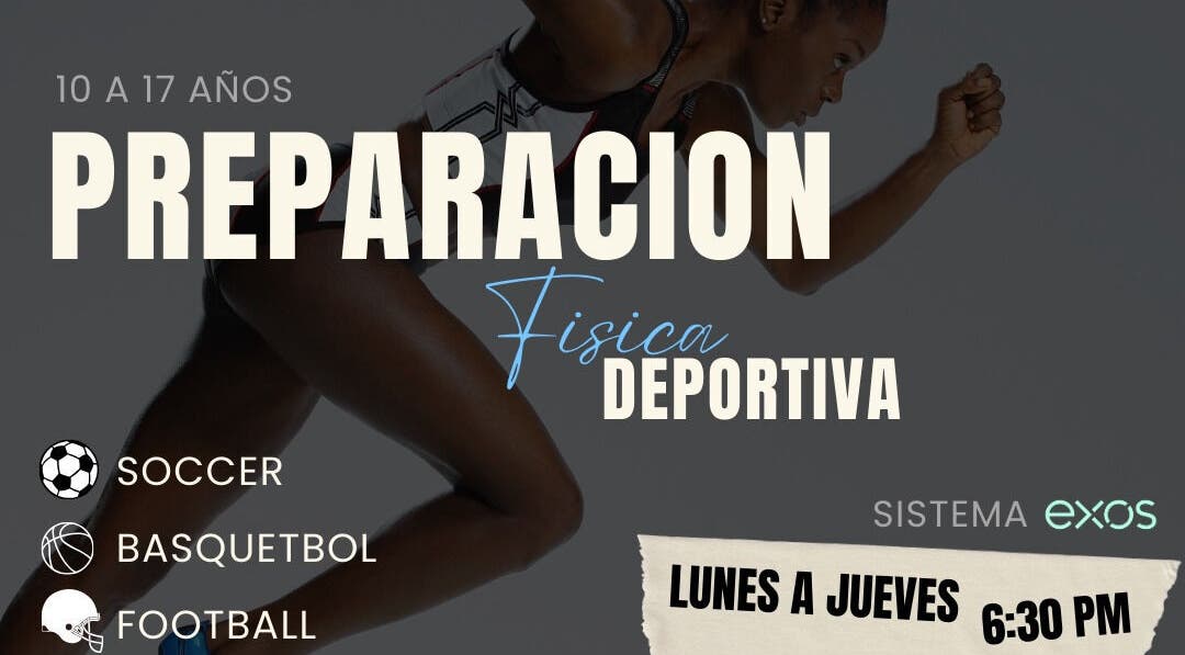 Athlete in mid-sprint for sports preparation at Recovery Play Cuu in Chihuahua, Chihuahua, MX.