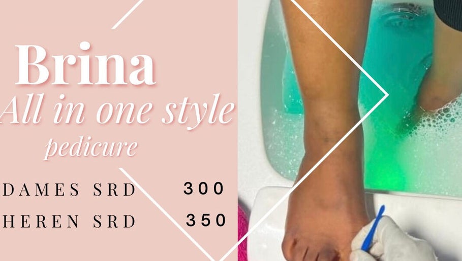 Pedicure bij Brina all in one style in Paramaribo, Paramaribo, SR voor optimale voetverzorging.