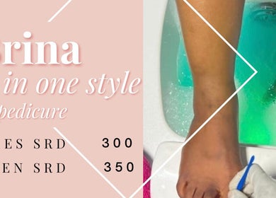 Pedicure bij Brina all in one style in Paramaribo, Paramaribo, SR voor optimale voetverzorging.