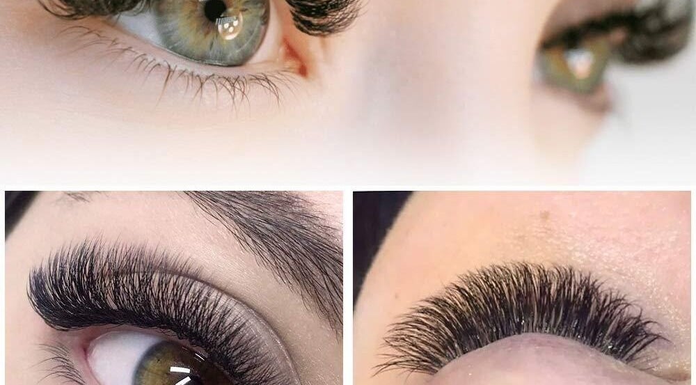 Close-up of eyelash extensions at Nicky's Beauty, Pretoria, Gauteng, ZA. Enhancing eye beauty.