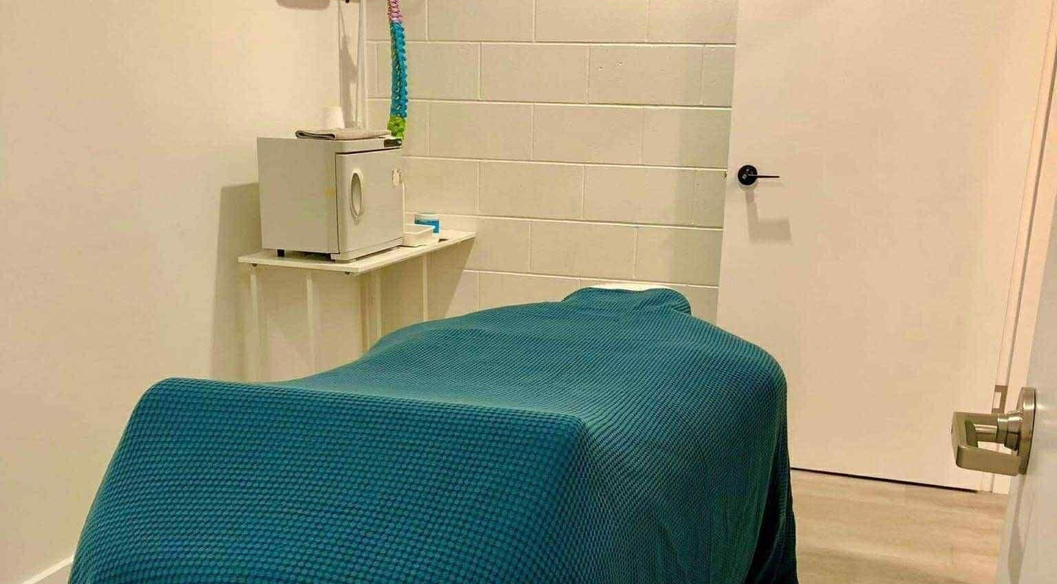 Relaxing treatment room at Senses Wellness Inverell, Inverell, New South Wales, AU with a cozy massage table.