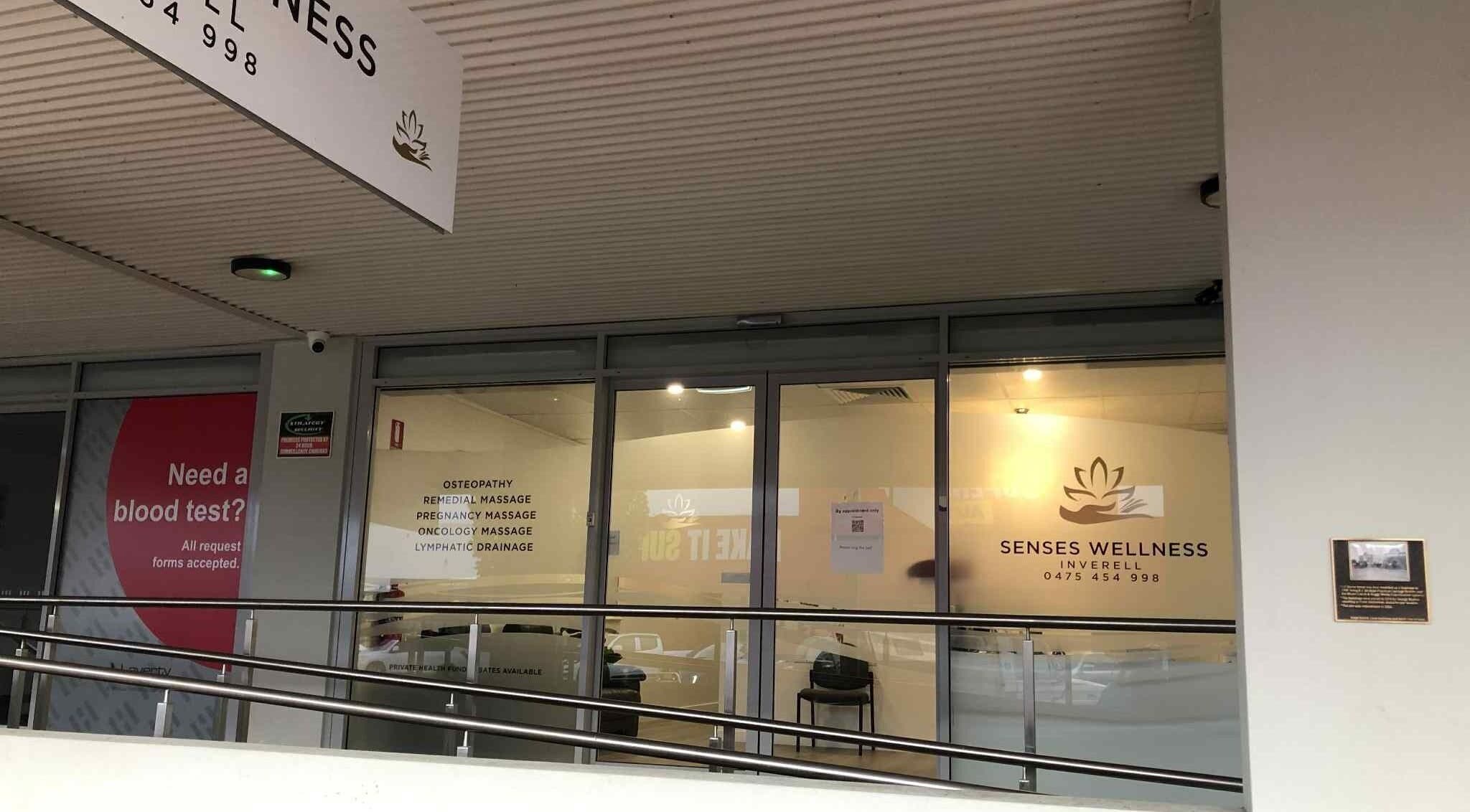 Entrance of Senses Wellness Inverell, offering massages and therapies in Inverell, New South Wales, AU.