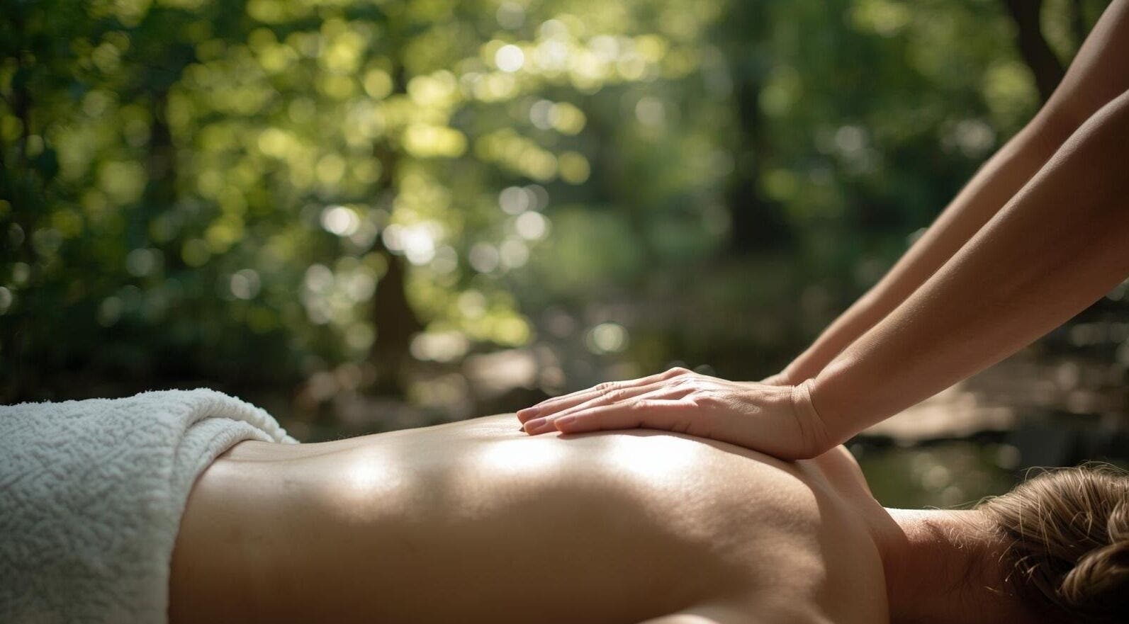 Massage relaxant à l'Institut beauté cachée, Pont-de-barret, Auvergne-rhône-alpes, FR.
