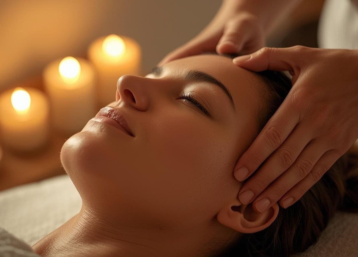 Massage relaxant à l'Institut beauté cachée, Pont-de-barret, Auvergne-rhône-alpes, FR.