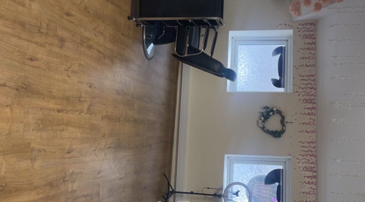 Modern beauty salon interior at Beauty From The Art By Leigh Hannah, Stoke-on-Trent, England, GB.