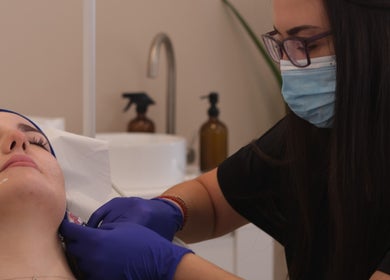 Aesthetic treatment session at Alma Aesthetics in Brighton And Hove, England, GB.