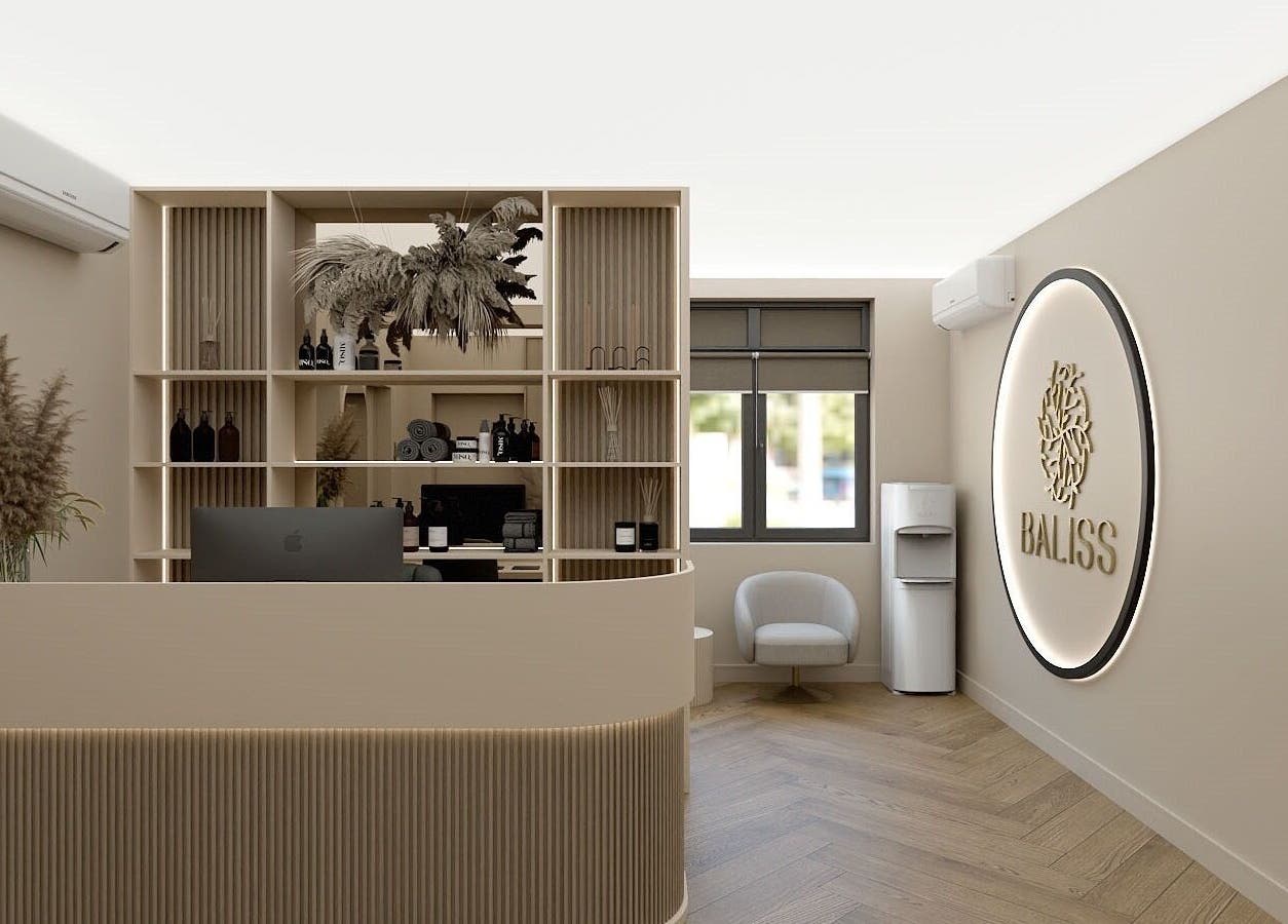 Recepția modernă a Baliss Spa Caramfil din București, București, RO, oferă o atmosferă relaxantă.