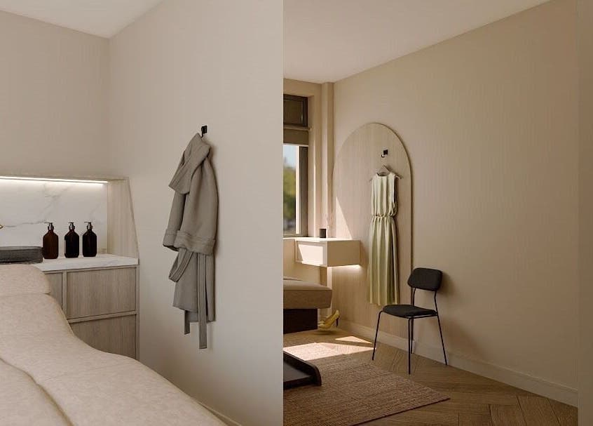 Camere relaxante la Baliss Spa Caramfil, București, București, RO, oferind o atmosferă calmantă.