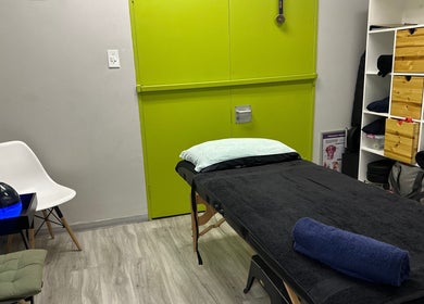 Comfortable therapy room at Wanderers Sports Medical Centre, Johannesburg, Gauteng, ZA.