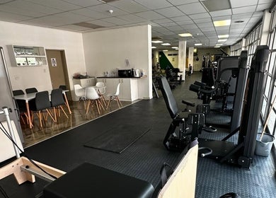 Modern gym area at Wanderers Sports Medical Centre, Johannesburg, Gauteng, ZA with fitness equipment.