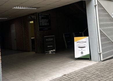 Entrance sign at Wanderers Sports Medical Centre, Johannesburg, Gauteng, ZA.