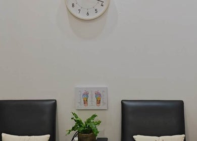 Cozy seating area with soft pillows at HER3 DAY SPA MASSAGE & ACUPUNCTURE, Marrickville, New South Wales, AU.
