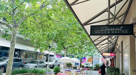 Charming street view of Claremont Nails & Waxing in Claremont, Western Australia, AU, surrounded by greenery.