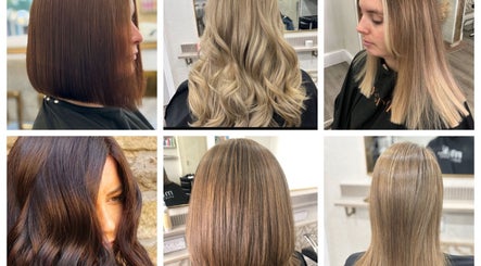 Various stylish hairstyles at Hairbylianne in Leeds, England, GB, showcasing diverse cuts and colors.
