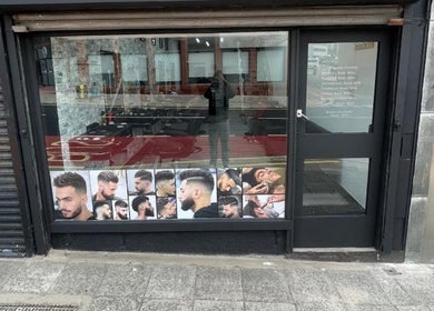 Front view of Braids by NicoleRose, Plymouth, England, GB featuring haircut posters.