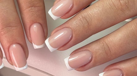 Elegant French manicure at Refined By Courtney Joyce, Hucclecote, England, GB, showcasing classic style.
