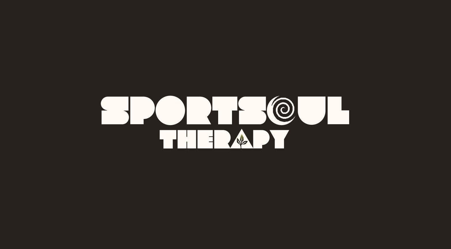 Sportsoul Therapy logo against dark background in Sutton Coldfield, England.