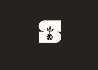 Logo of Sportsoul Therapy, Sutton Coldfield, England, GB with a plant sprouting from spiral.