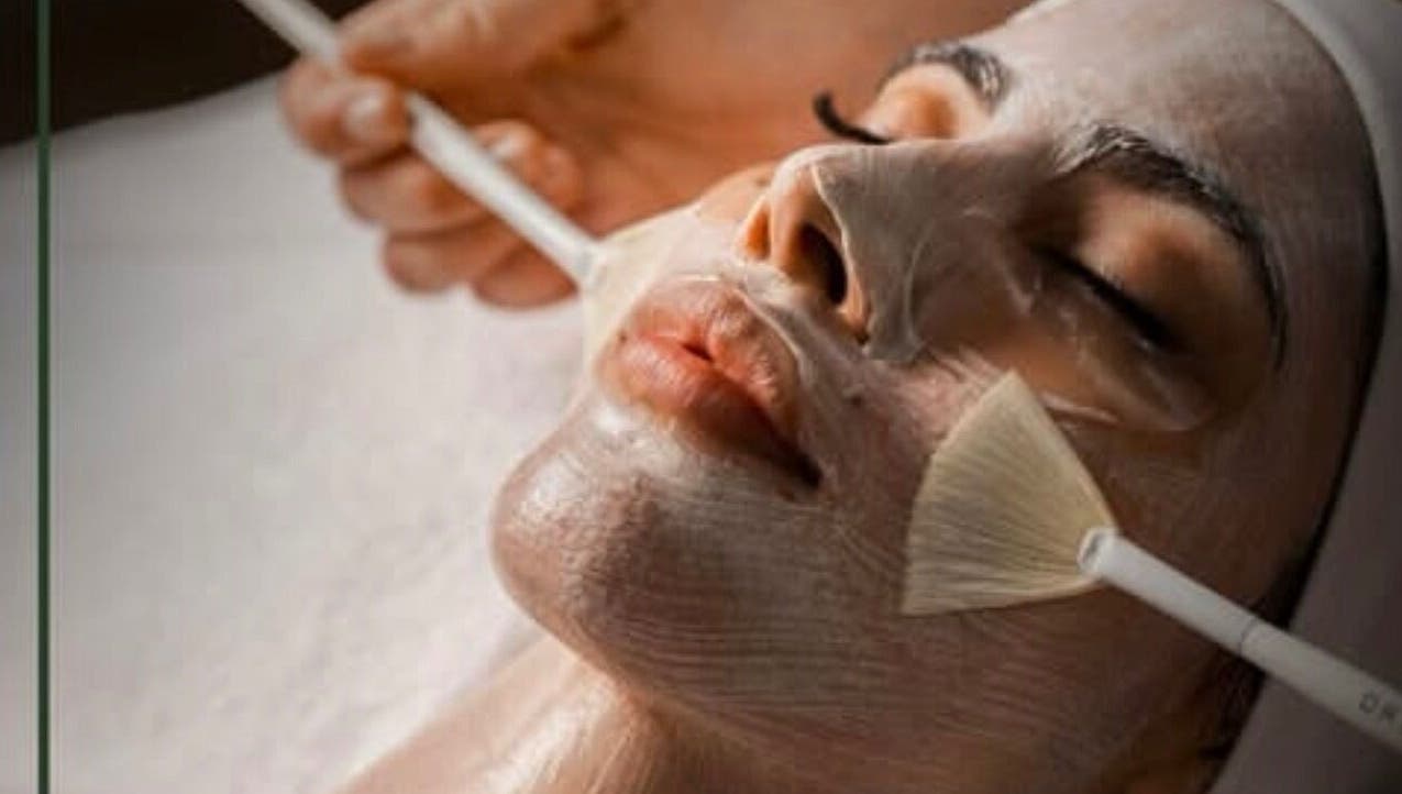 Facial treatment at Astarté beauty lounge, Byblos, Mount Lebanon Governorate, LB promotes relaxation and skin care.