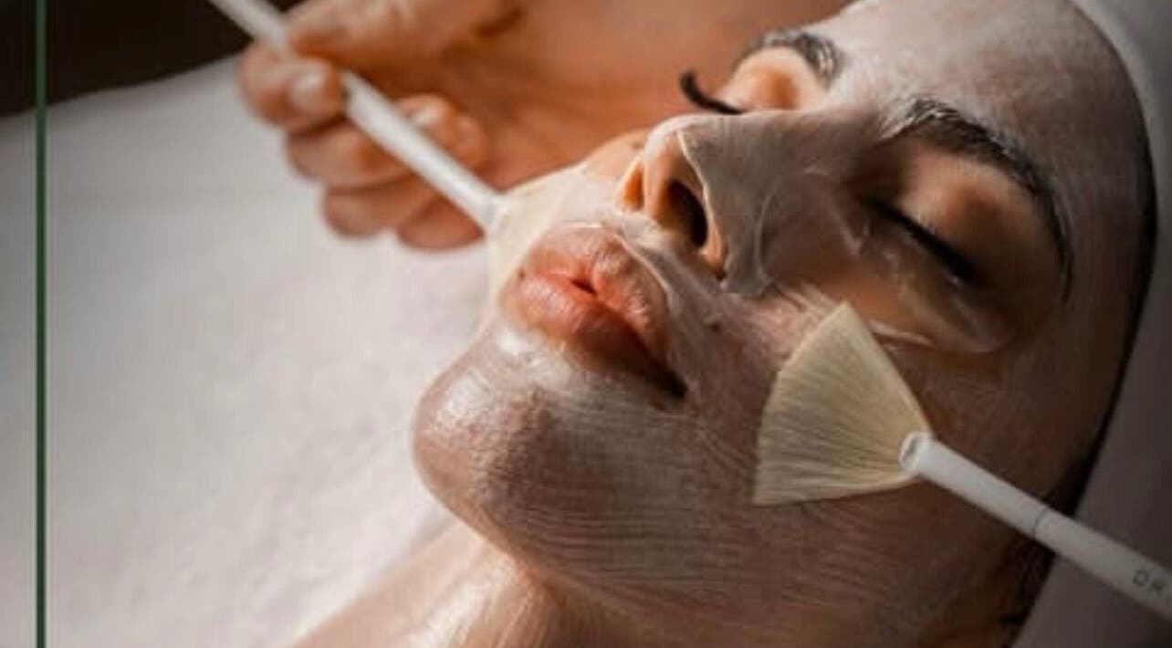 Facial treatment at Astarté beauty lounge, Byblos, Mount Lebanon Governorate, LB promotes relaxation and skin care.