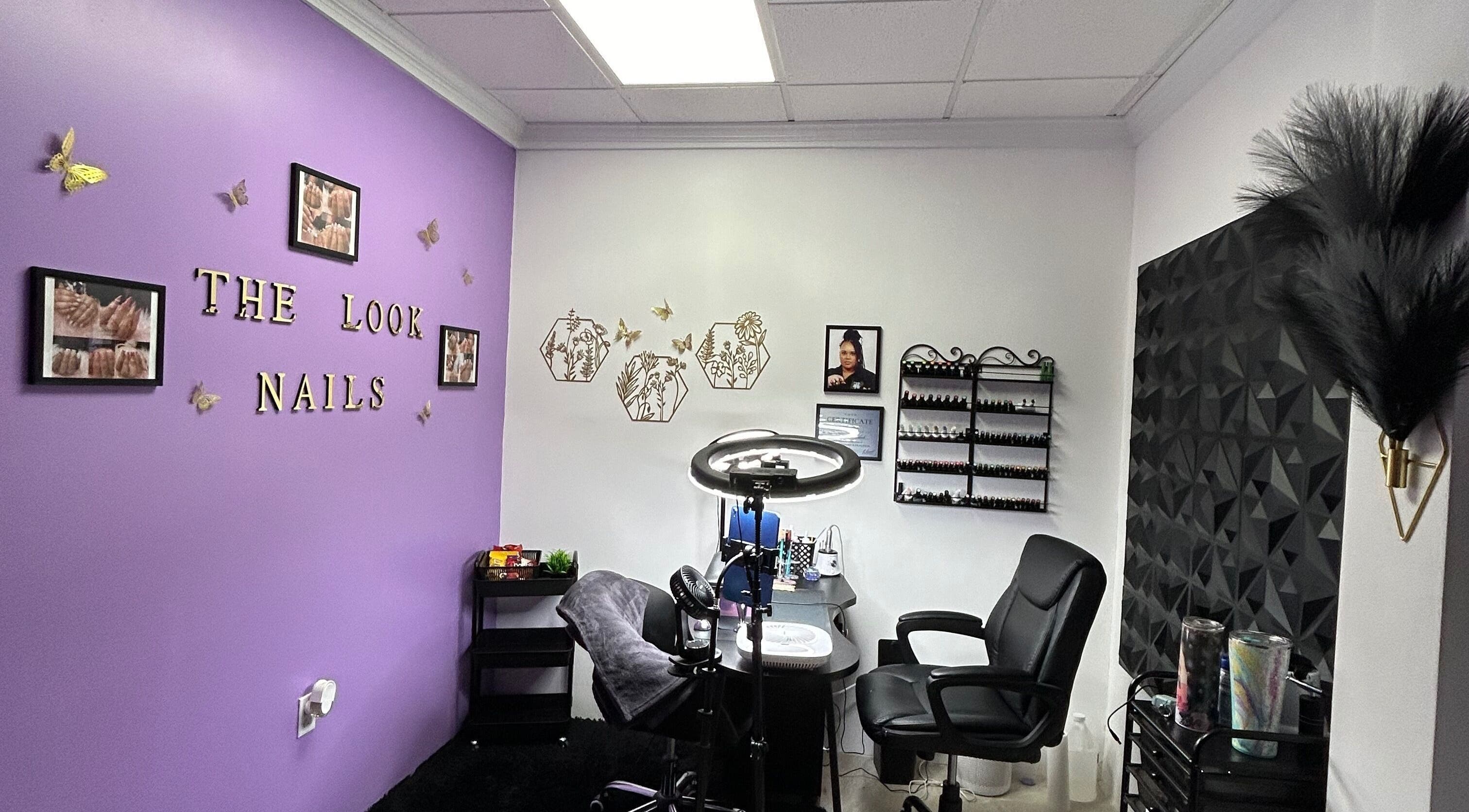 Interior of The Look Nails By Taria in Marsh Harbour, Central Abaco, BS showcasing nail salon setup.