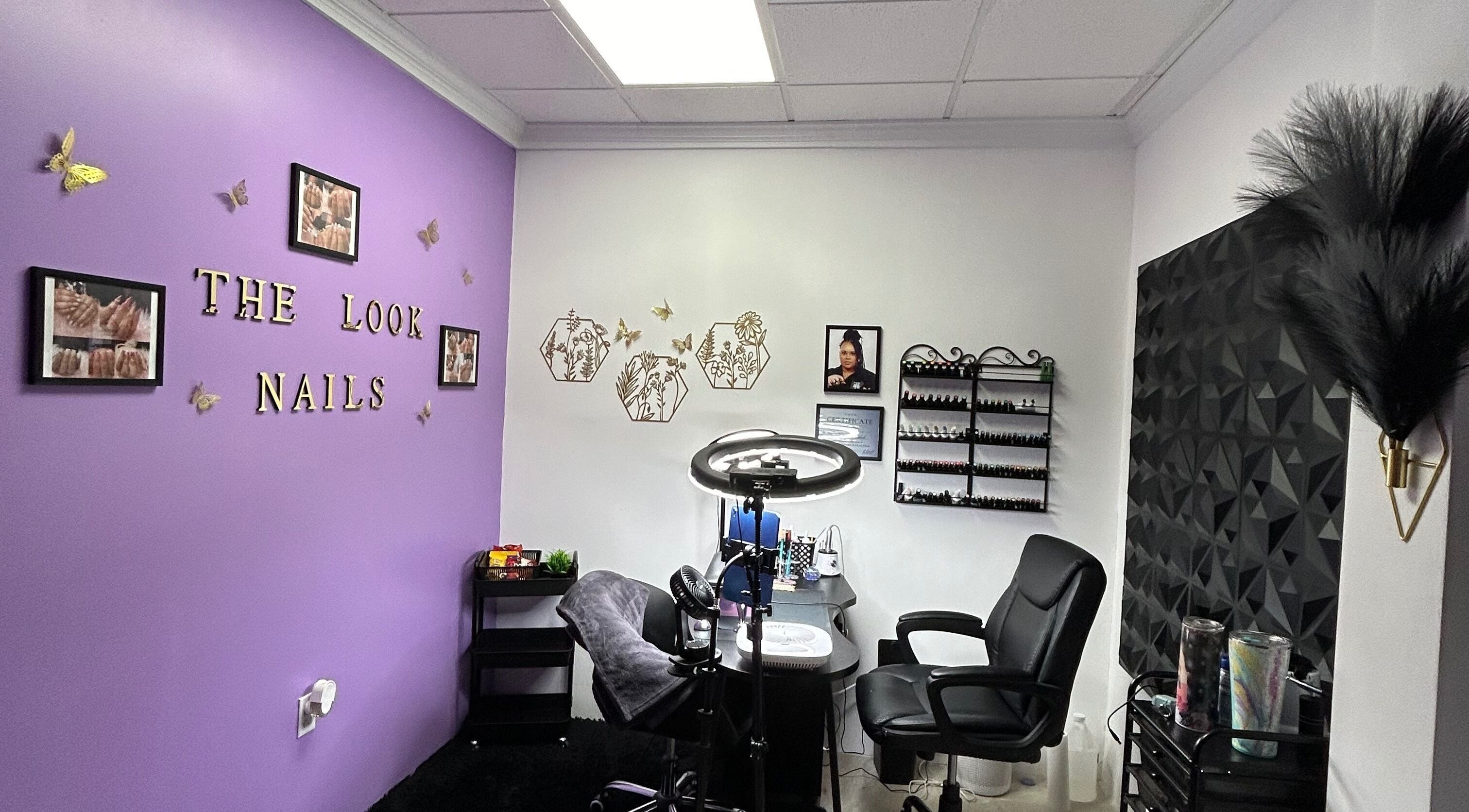 Interior of The Look Nails By Taria in Marsh Harbour, Central Abaco, BS showcasing nail salon setup.