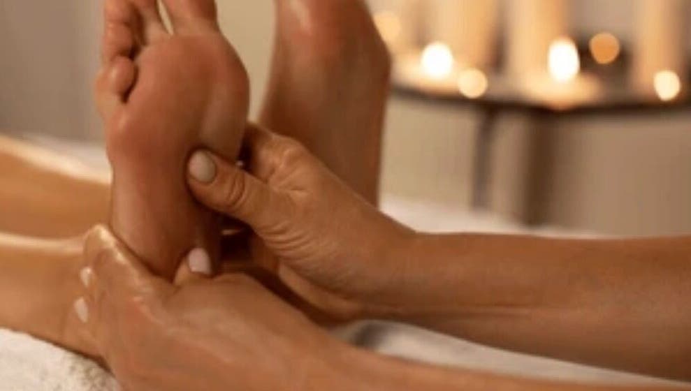 Foot massage at Massage Randolph in Colesville, Maryland, US for ultimate relaxation.