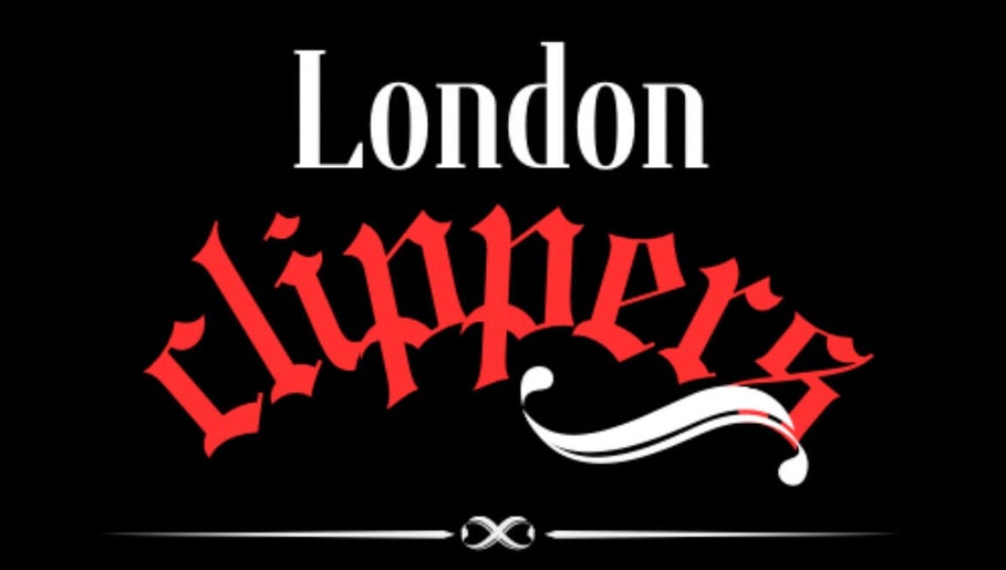 Stylish London Clippers logo from Lake Zurich, Illinois, US, featuring bold red and white design.