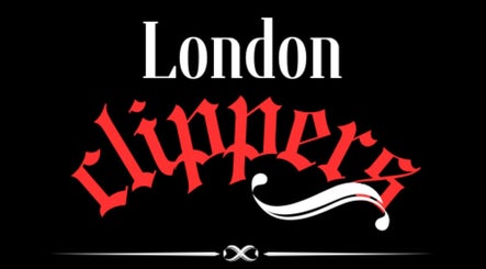 Stylish London Clippers logo from Lake Zurich, Illinois, US, featuring bold red and white design.