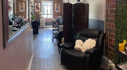 Relaxing salon interior at Styled by Sandra @ Lush in Cape Town, Western Cape, ZA, with stylish decor.