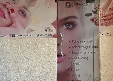 Affiche de L'oranaise beauté à Dely Ibrahim, Wilaya D'alger, DZ, présentant des services de soins esthétiques.