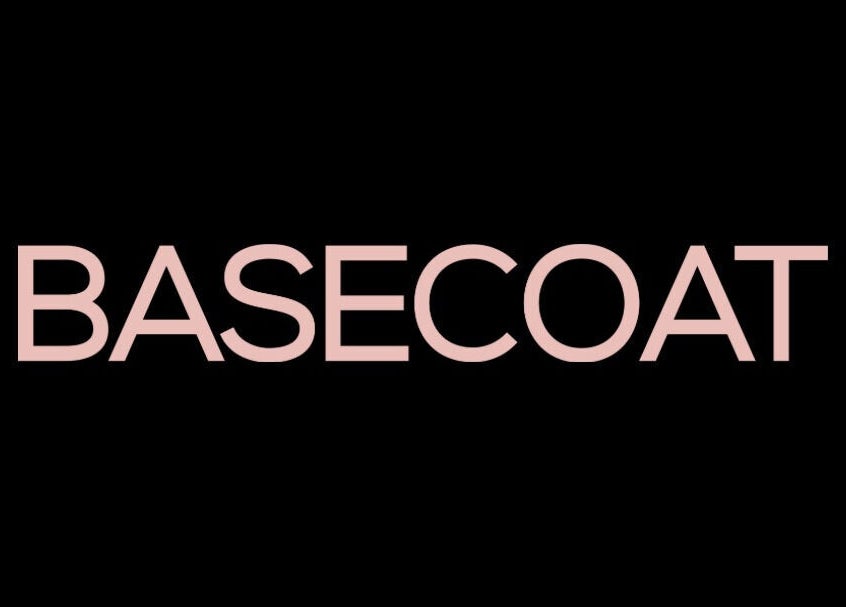 BASECOAT logo in soft pink on black, located in Paramaribo, Paramaribo, SR.