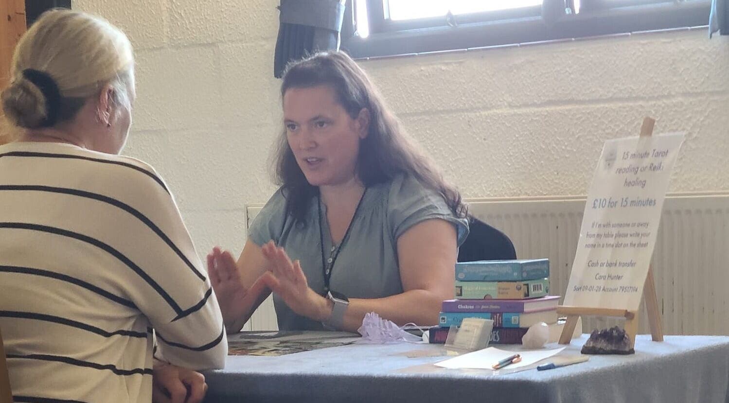 Opal Life Coaching session in Eastergate, England, with focus on personal growth and tarot reading.