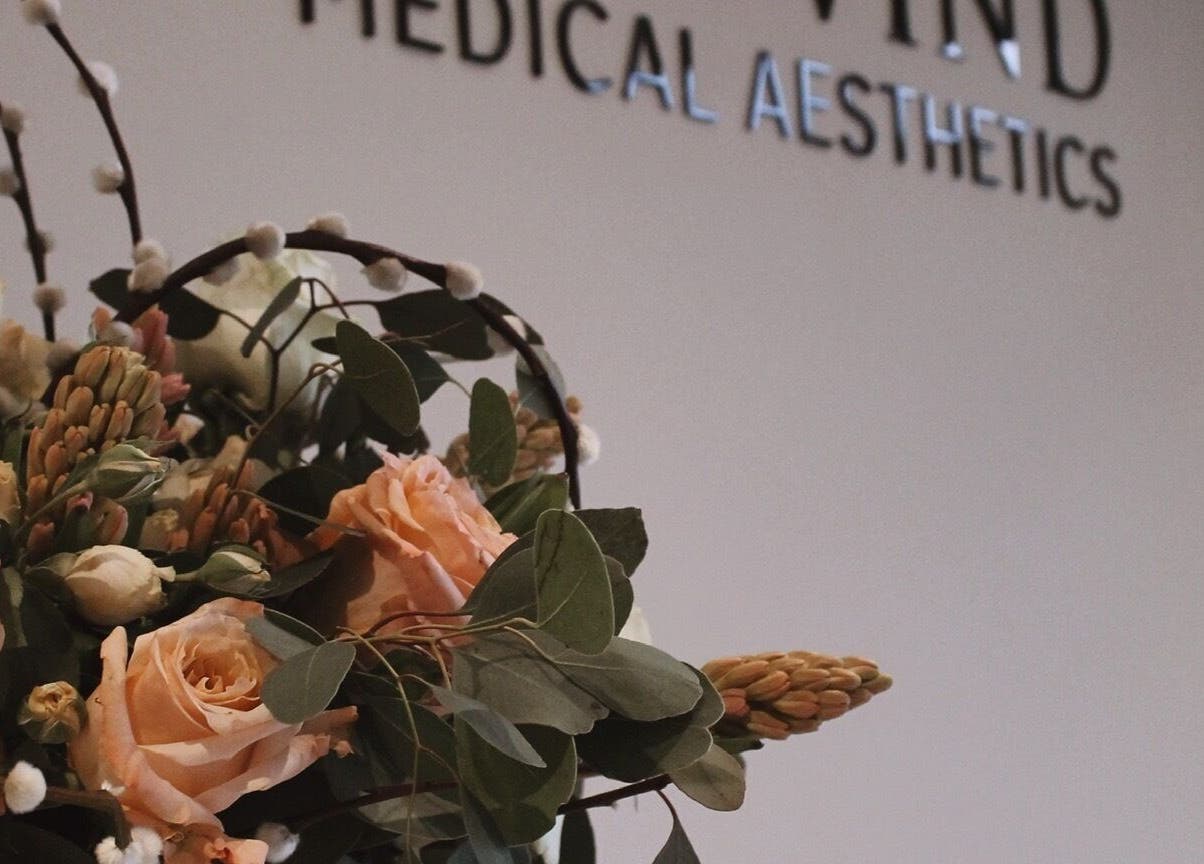 Elegant floral decor at Jean Walker PMU, Harrogate, England, GB, enhancing a tranquil wellness ambiance.