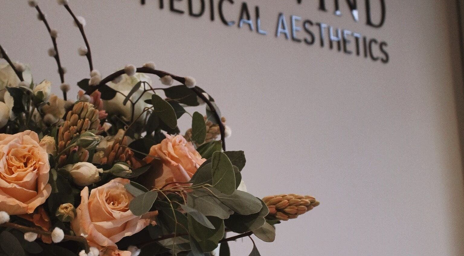 Elegant floral decor at Jean Walker PMU, Harrogate, England, GB, enhancing a tranquil wellness ambiance.