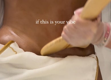 Relaxing treatment in progress at Aura Sanctuary, New York, New York, US. Experience tranquility and rejuvenation.
