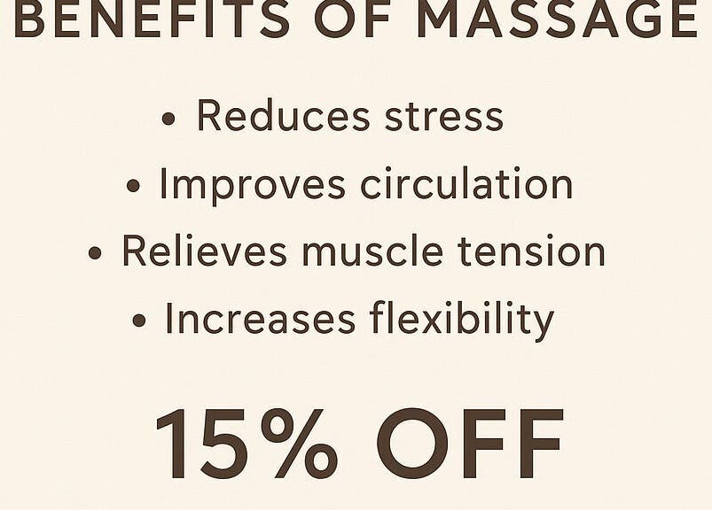Discover massage benefits and 15% off at EvesEssence, Great Yarmouth, England, GB.