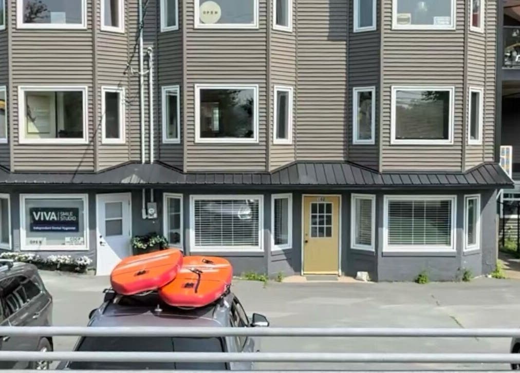 Lashes By Asia venue exterior in Fall River, Nova Scotia, CA, showcasing modern architecture with large windows.