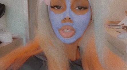 Facial mask treatment at DoneByZay, London, England, GB, enhancing beauty and wellness.