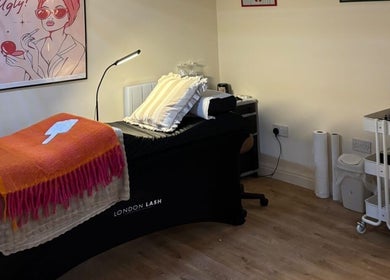 Professional treatment room at Gels By Em - The Ladies Room Lytham, Lytham Saint Annes, England, GB.