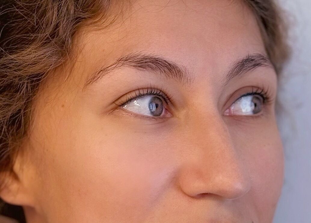 Close-up of a woman's radiant skin at Valeria’s BEAUTY LAB, Badalona, Catalunya, ES.