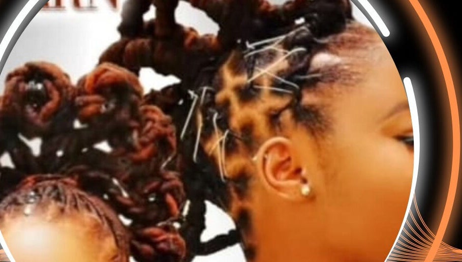 Intricate braided hairstyle at NewGrowth Beauty Salon 2 Abaco, West Grand Bahama, West Grand Bahama, BS.