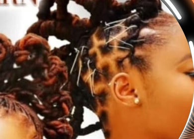 Intricate braided hairstyle at NewGrowth Beauty Salon 2 Abaco, West Grand Bahama, West Grand Bahama, BS.